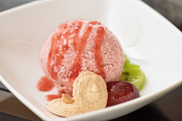 Image showing Fruit ice cream