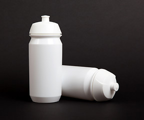 Image showing White water bottles