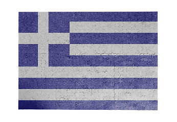 Image showing Large jigsaw puzzle of 1000 pieces - Greece