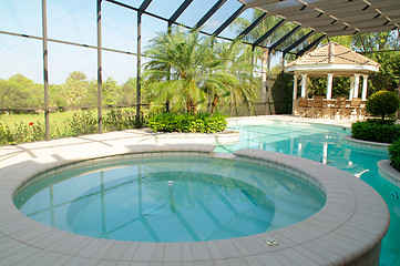 Image showing Screened in pool