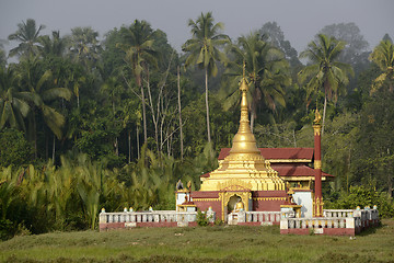 Image showing ASIA MYANMAR MYEIK TEMPLE