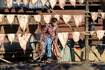 Image showing ASIA MYANMAR MYEIK DRY FISH PRODUCTION