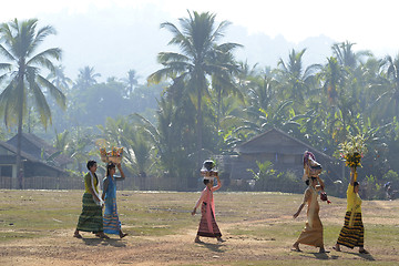 Image showing ASIA MYANMAR MYEIK SHINPYU CEREMONY