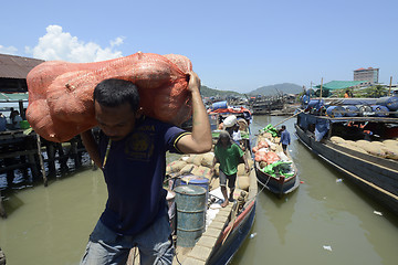 Image showing ASIA MYANMAR MYEIK JETTY HARBOUR