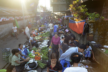 Image showing ASIA MYANMAR MYEIK MARKET