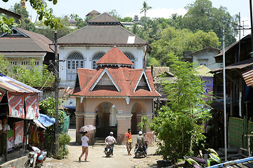 Image showing ASIA MYANMAR MYEIK COLONIAL ARCHITECTURE