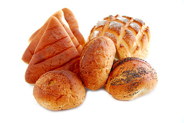 Image showing Bread on white