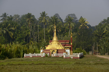 Image showing ASIA MYANMAR MYEIK TEMPLE