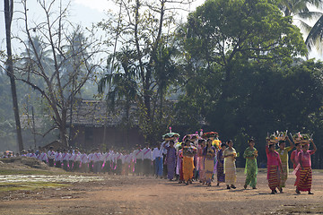 Image showing ASIA MYANMAR MYEIK SHINPYU CEREMONY