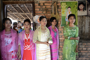 Image showing ASIA MYANMAR MYEIK SHINPYU CEREMONY