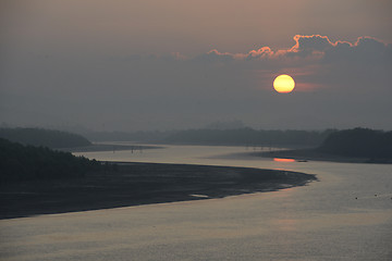 Image showing ASIA MYANMAR MYEIK LANDSCAPE RIVER