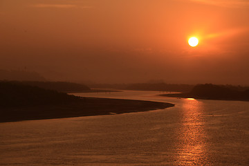 Image showing ASIA MYANMAR MYEIK LANDSCAPE RIVER