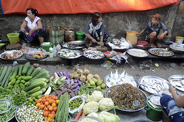 Image showing ASIA MYANMAR MYEIK MARKET