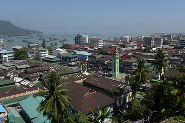 Image showing ASIA MYANMAR MYEIK CITY