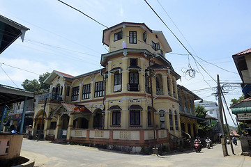 Image showing ASIA MYANMAR MYEIK COLONIAL ARCHITECTURE