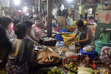 Image showing ASIA MYANMAR MYEIK MARKET