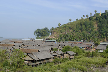 Image showing ASIA MYANMAR MYEIK VILLAGE