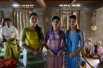 Image showing ASIA MYANMAR MYEIK SHINPYU CEREMONY