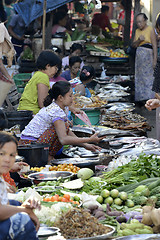 Image showing ASIA MYANMAR MYEIK MARKET