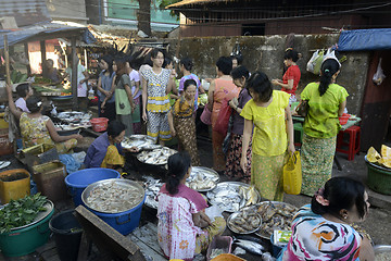 Image showing ASIA MYANMAR MYEIK MARKET