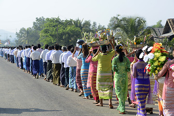 Image showing ASIA MYANMAR MYEIK SHINPYU CEREMONY