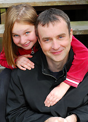 Image showing Father daughter portrait