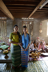 Image showing ASIA MYANMAR MYEIK SHINPYU CEREMONY