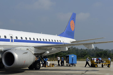 Image showing ASIA MYANMAR AIRPLANE MYANMA AIRWAYS