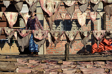 Image showing ASIA MYANMAR MYEIK DRY FISH PRODUCTION