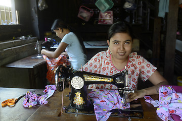 Image showing ASIA MYANMAR MYEIK TEXTIL PRODUCTION