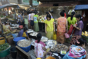 Image showing ASIA MYANMAR MYEIK MARKET