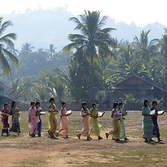 Image showing ASIA MYANMAR MYEIK SHINPYU CEREMONY