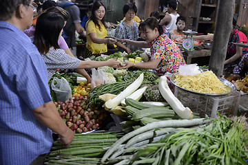 Image showing ASIA MYANMAR MYEIK MARKET