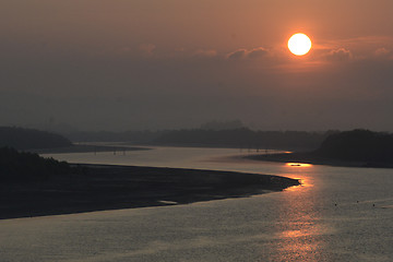 Image showing ASIA MYANMAR MYEIK LANDSCAPE RIVER