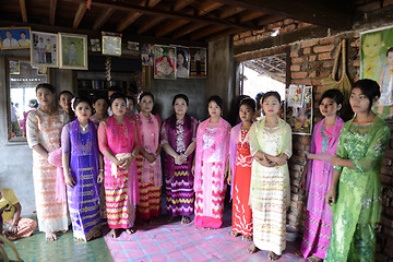 Image showing ASIA MYANMAR MYEIK SHINPYU CEREMONY