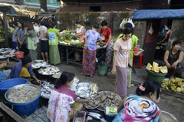 Image showing ASIA MYANMAR MYEIK MARKET