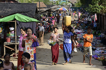 Image showing ASIA MYANMAR MYEIK VILLAGE