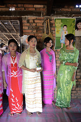 Image showing ASIA MYANMAR MYEIK SHINPYU CEREMONY