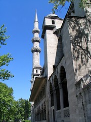 Image showing Mosque and minaret