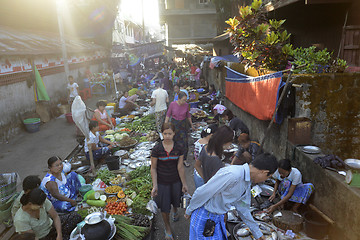 Image showing ASIA MYANMAR MYEIK MARKET