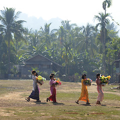 Image showing ASIA MYANMAR MYEIK SHINPYU CEREMONY