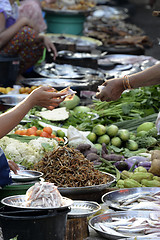 Image showing ASIA MYANMAR MYEIK MARKET