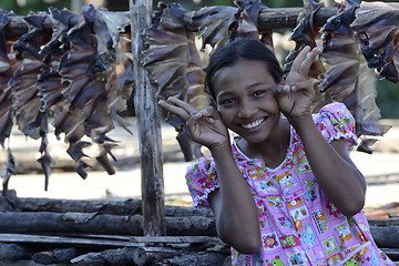 Image showing ASIA MYANMAR MYEIK DRY FISH PRODUCTION