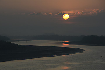 Image showing ASIA MYANMAR MYEIK LANDSCAPE RIVER