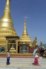 Image showing ASIA MYANMAR MYEIK TEMPLE