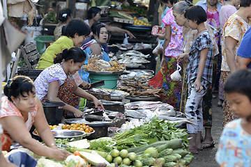 Image showing ASIA MYANMAR MYEIK MARKET