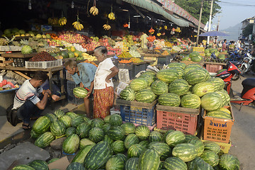 Image showing ASIA MYANMAR MYEIK MARKET