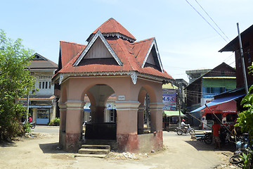 Image showing ASIA MYANMAR MYEIK COLONIAL ARCHITECTURE