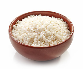 Image showing bowl of round rice