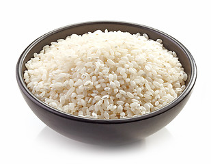 Image showing bowl of round rice